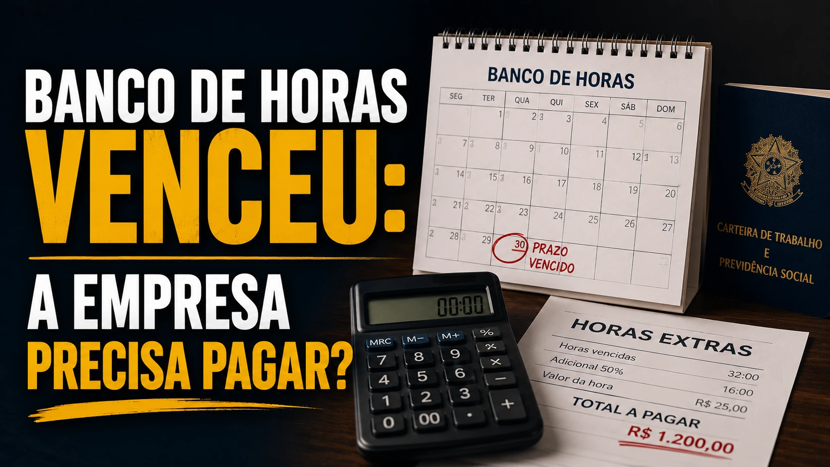 Capa do artigo Banco de horas venceu: a empresa precisa pagar?