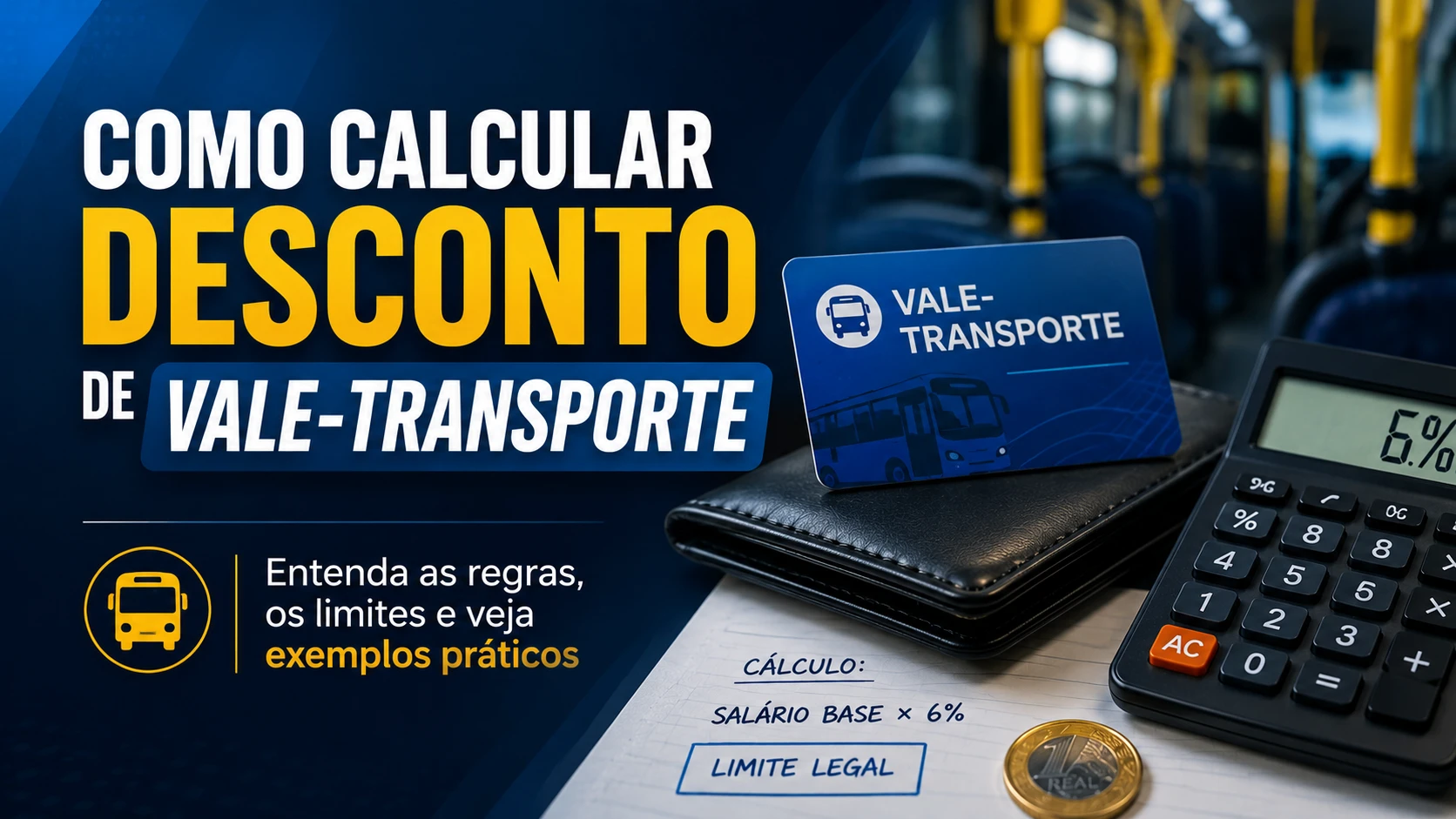 Capa do artigo Como calcular desconto de vale-transporte